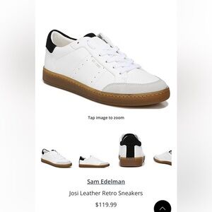 Sam Edelman Josi Leather Retro Sneakers